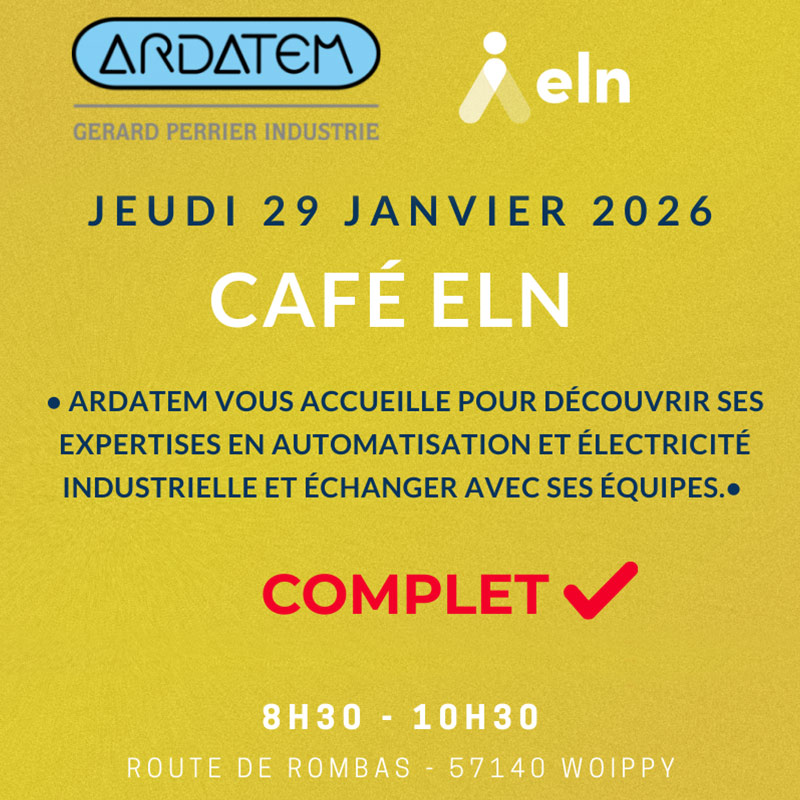 Jeudi 29 janvier 2026 - Café ELN chez ARDATEM
