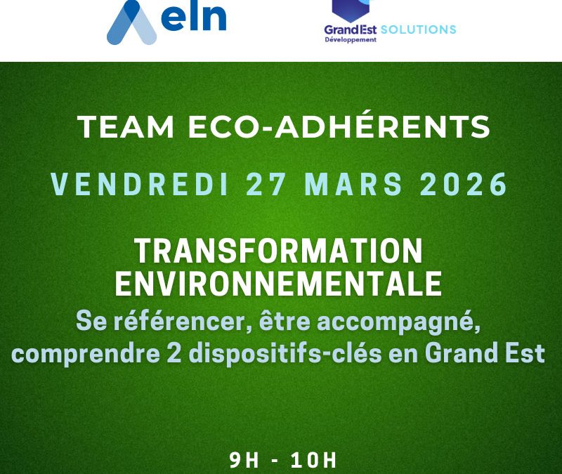 VENDREDI 27 MARS 2026 : Conseils sur la transformation environnementale