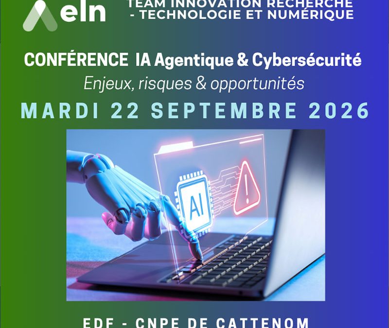 MARDI 22 SEPTEMBRE 2026 : Conférence IA agentique