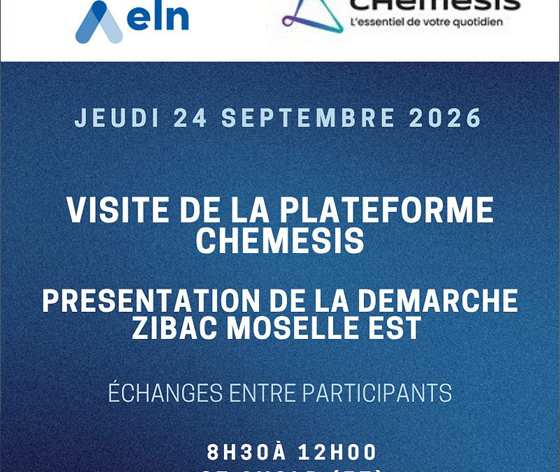 JEUDI 24 SEPTEMBRE 2026 : Visite CHEMESIS