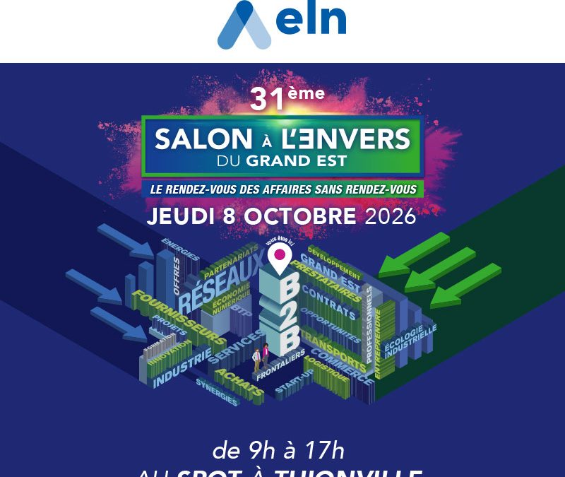 JEUDI 8 OCTOBRE 2026 : Salon à l’envers du Grand Est