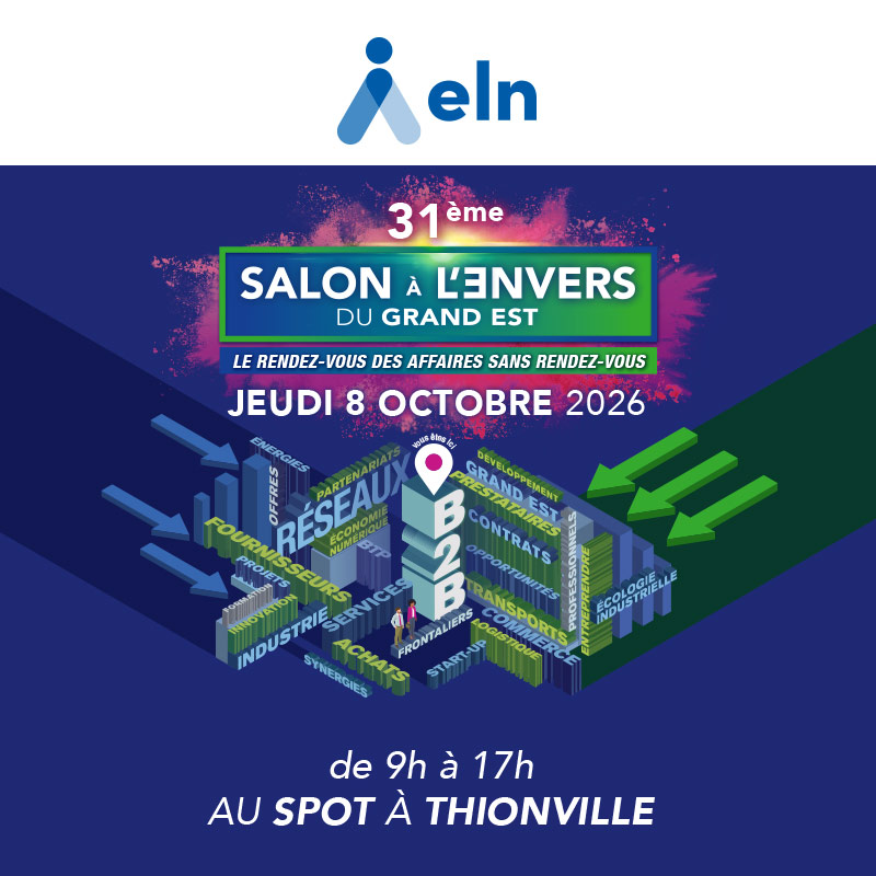 Jeudi 8 octobre 2026 : 31ème Salon à l'envers du Grand Est - ELN